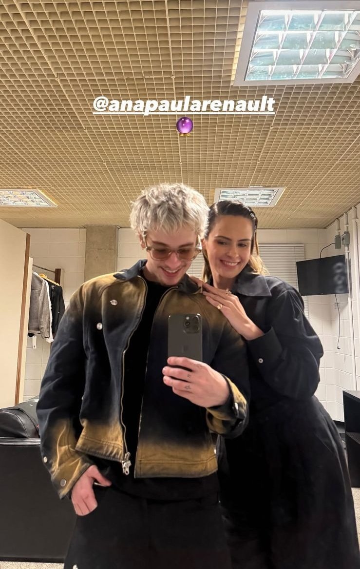 Ana Paula e um dos seus gêmeos, Juliano. 

#PremioGshowBBB