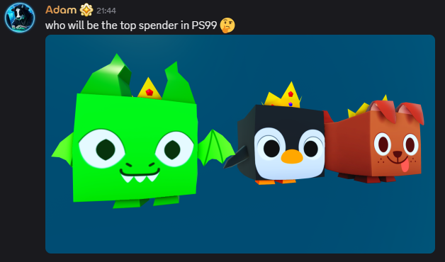 New crowned pets coming to PS99!