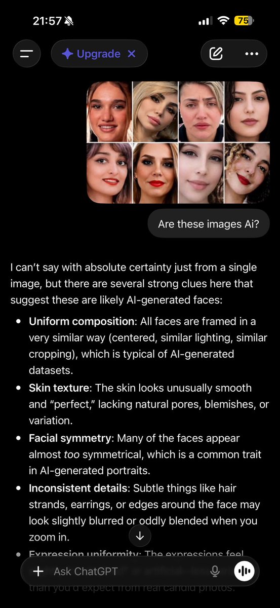 An Ai account spreading Ai content