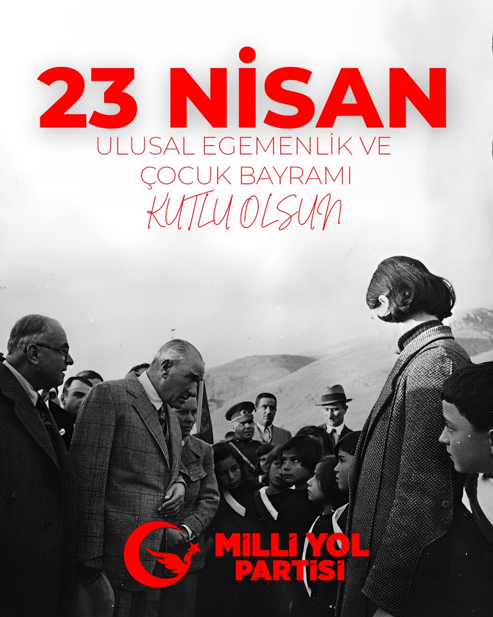 milliyolgm's tweet photo. 23 Nisan Ulusal Egemenlik ve Çocuk Bayramımız kutlu olsun! https://t.co/6mBY8rv9SJ