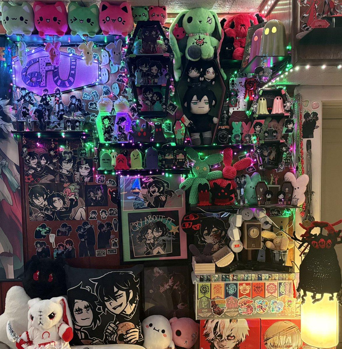 Grin | Coffin Prophet & Devil Vtuber 💚🩷🔞 tweet media