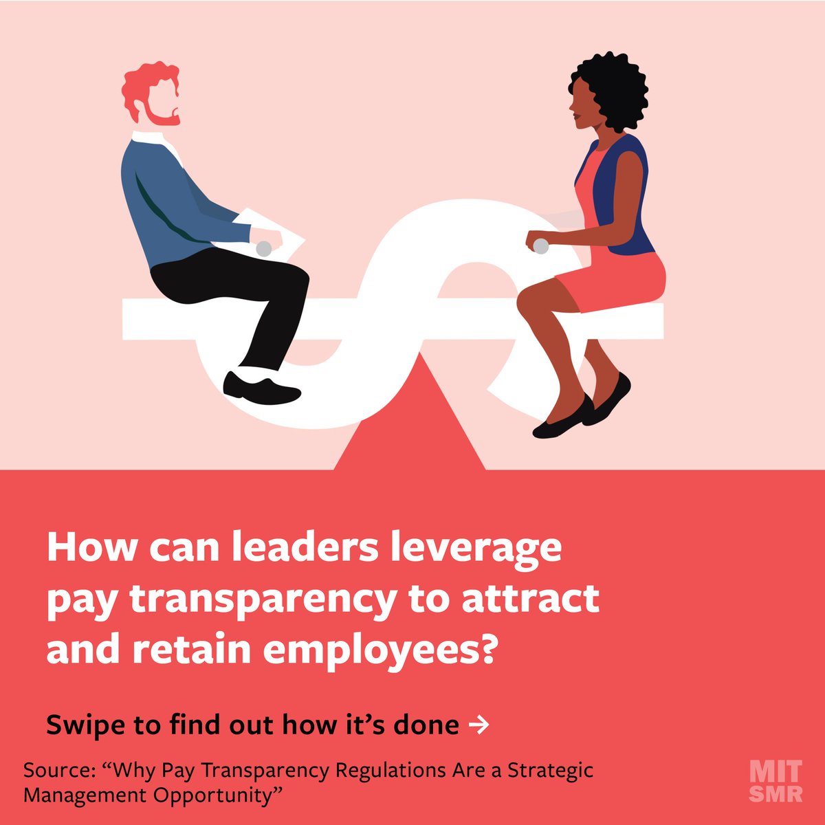 mitsmr's tweet image. How can #leaders leverage pay transparency to attract and retain employees? 

Learn how pay transparency can be a win-win: mitsmr.com/3M1Hx3Y