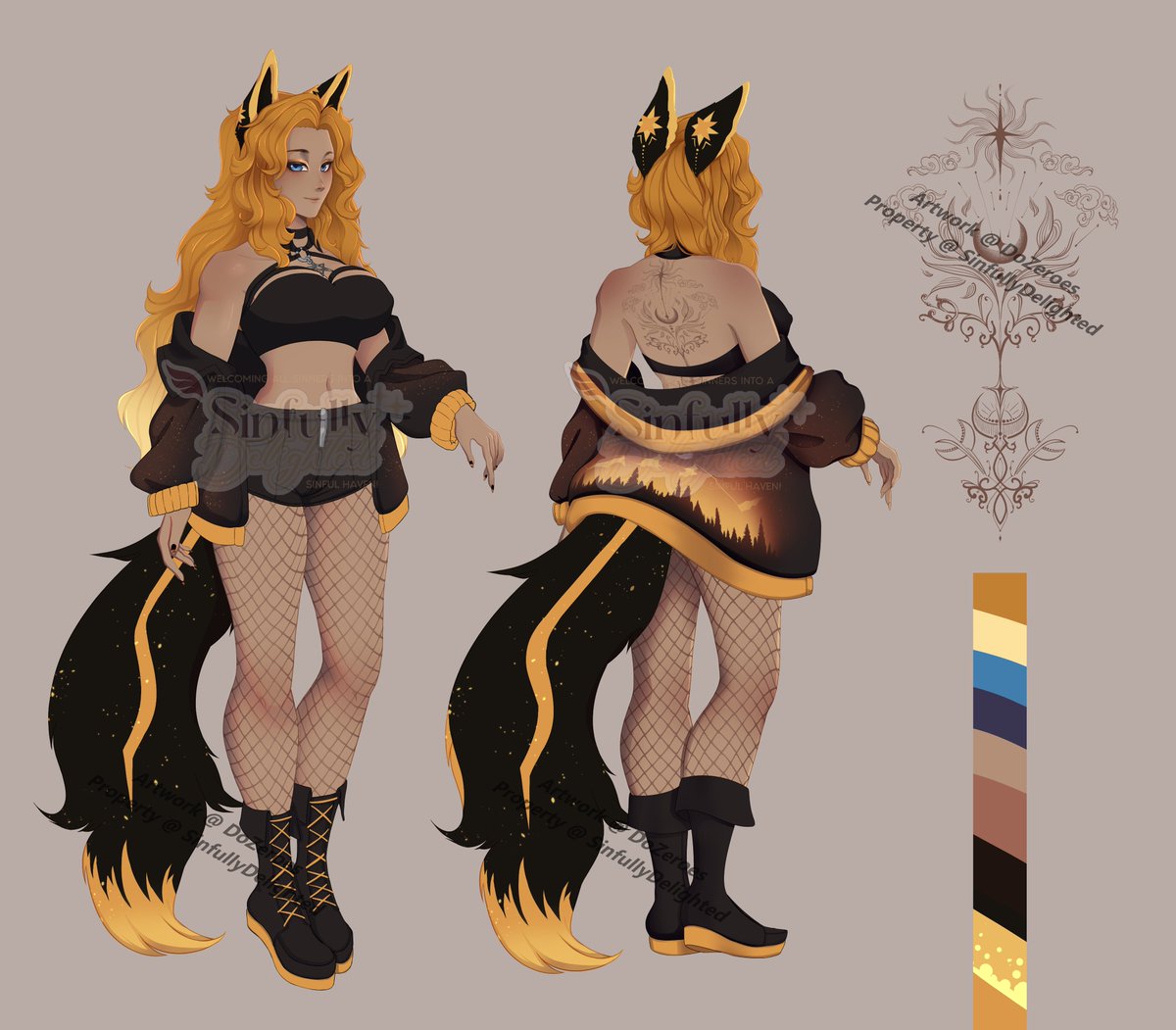SinulDelights's tweet photo. Meet my Truesona; Elizabeth Fiadh Réalta (Wild Star)  
She is a Celestial Wolf &amp; Goddess of the Sun &amp; Moon.  

Toyhouse: https://t.co/b18qxoJ0DP
Lore Animatic: https://t.co/asbkzHvM15

Art Credit: @DOZeroes https://t.co/aiHQjPTQK5