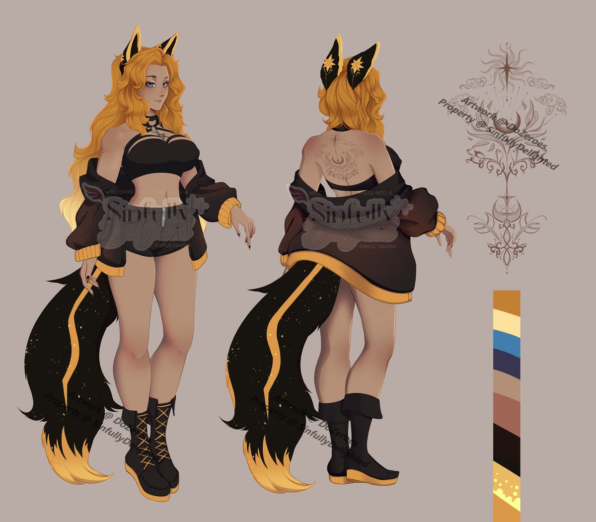 SinulDelights's tweet photo. Meet my Truesona; Elizabeth Fiadh Réalta (Wild Star)  
She is a Celestial Wolf &amp; Goddess of the Sun &amp; Moon.  

Toyhouse: https://t.co/b18qxoJ0DP
Lore Animatic: https://t.co/asbkzHvM15

Art Credit: @DOZeroes https://t.co/aiHQjPTQK5