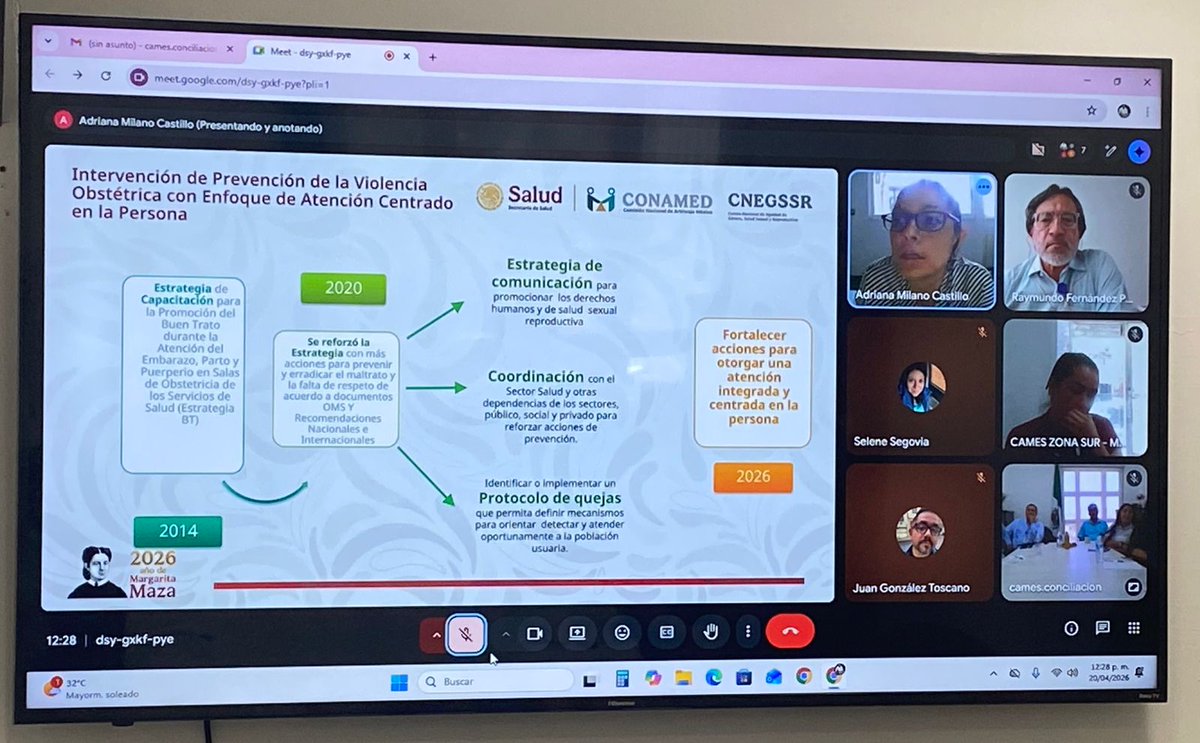 CAMESSin's tweet photo. El día 20 de Abril personal de CAMES recibió una capacitación sobre " Violencia Obstétrica "por parte de CONAMED, esto con la finalidad de dar a conocer mejor el tema para poder mejorar la atención a usuarios futuros al momento de interponer una queja. https://t.co/5x9I0I5oV0