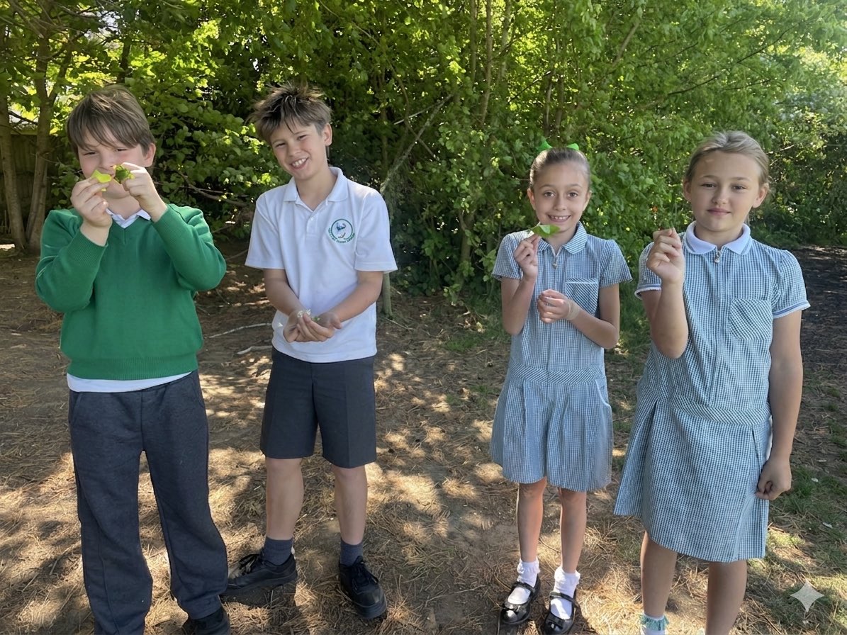 HurstParkSchool's tweet image. Year 4 turned into Nature Detectives this week! 🕵️‍♀️🍃 From a "Leaf Walk" around our grounds to classifying shapes and textures in the classroom, our budding scientists loved bringing the curriculum to life. 🌳🔬 #STEM #OutdoorLearning #ScienceIsFun #Year4 @LEOacademies
