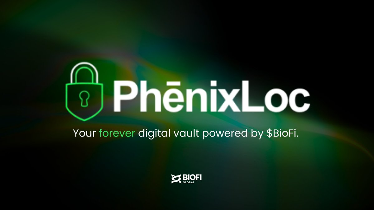 Most people spend more time protecting their Netflix password than their actual digital assets 🫣

PhēnixLoc was built for the people who finally decided to take that seriously 

Ready to protect what's yours? 👇

phenixloc.fnvt.net

$BioFi