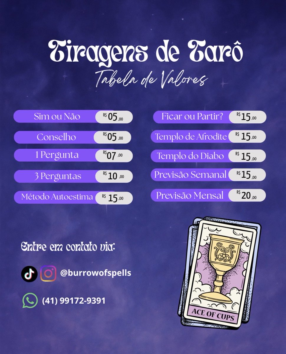 Marcy | Taróloga tweet media