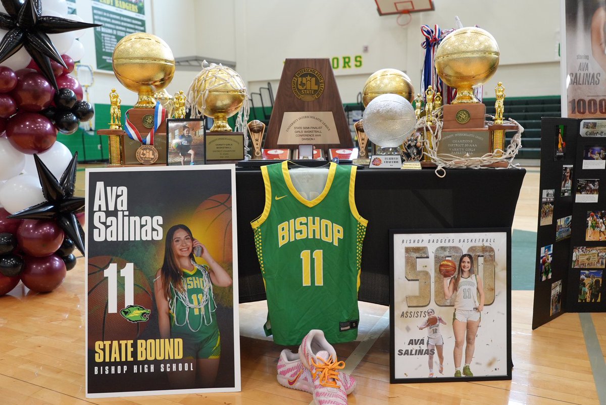 LarissaLiska's tweet photo. Congratulations to one of Bishop’s most decorated basketball 🏀 players, Ava Salinas (@avajayy), on signing with Schreiner University (@SchreinerWBK)! She ends her Bishop career with 2,000 career points, 900 rebounds, 500 assists and 500 steals. #RecruitTheCoast @Tabchoops https://t.co/rgg22gO2rP