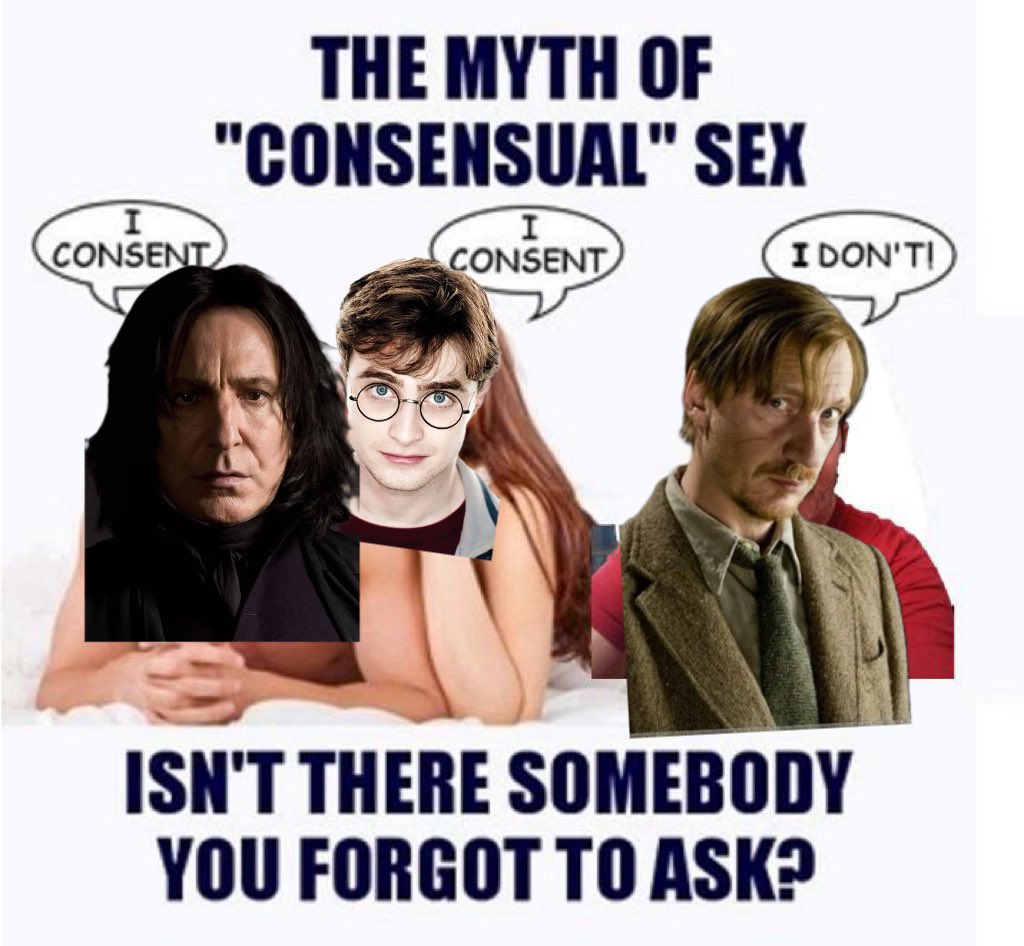 normielilac's tweet photo. Snarry fics be like https://t.co/b5gf8S4Ktg