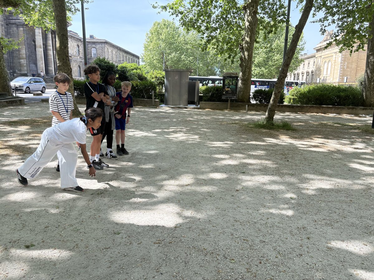 GrantonPrimary's tweet image. Taking our best shot in Bordeaux 🎯🇫🇷. Year 6 are rolling, aiming and cheering each other on!
#Pétanque #GrantonFamily #ExcellenceForAll #Leadingtheway #TuringScheme
