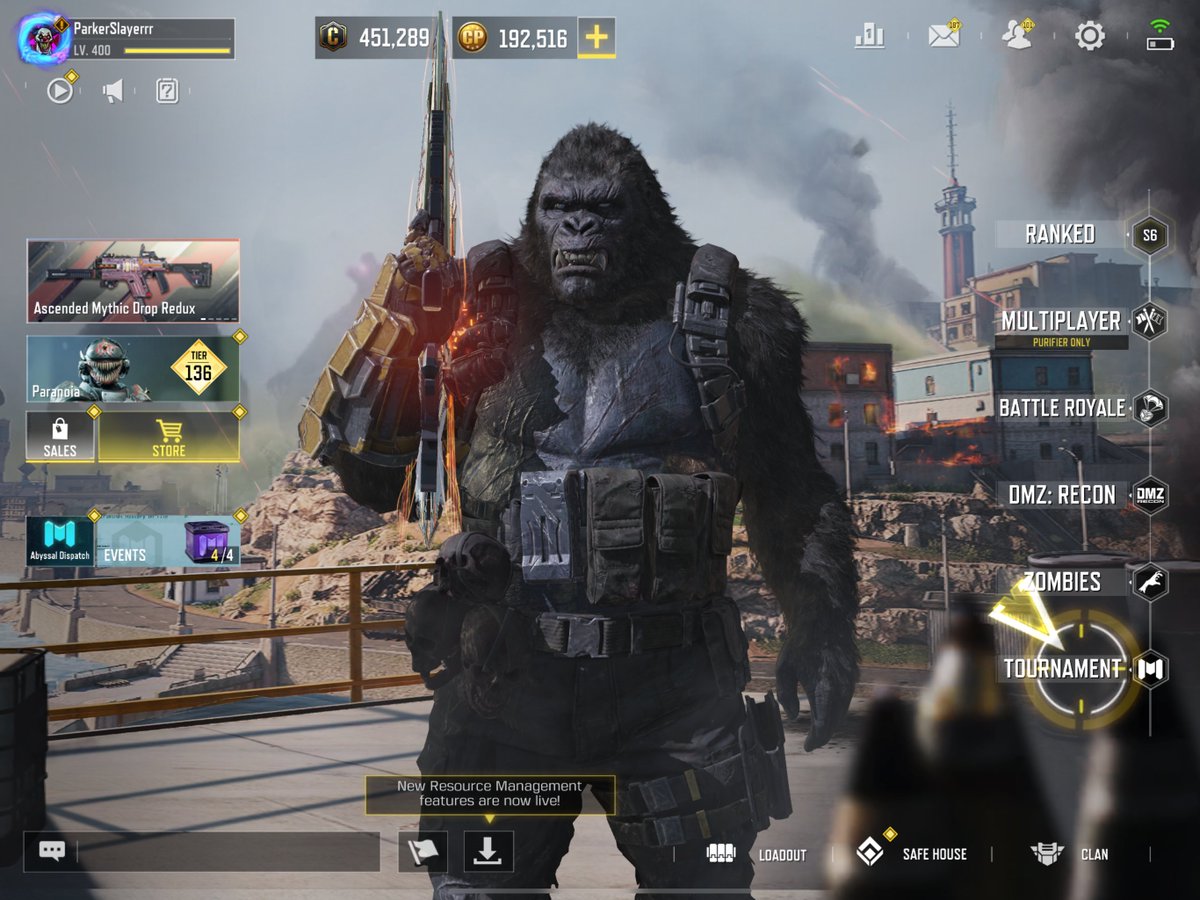 ParkerTheSlayer's tweet image. COD MOBILE SENT ME KING KONG!!

AND LOOK AT THE LEGENDARY CHOPPER!!

#CODMobile_Partner #ad