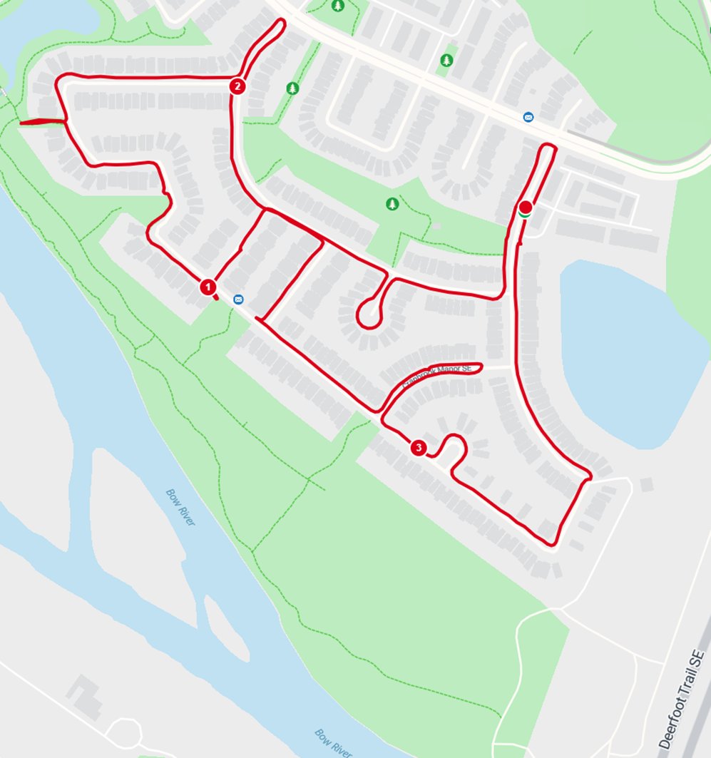 WalkingCalgary's tweet image. Today we found ourselves in #Cranston, working the streets at the far southern end of the community.

mapmywalk.com/workout/878472…

Distance:  3.62 km    Duration:  45:28 min

#Calgary  #yyc