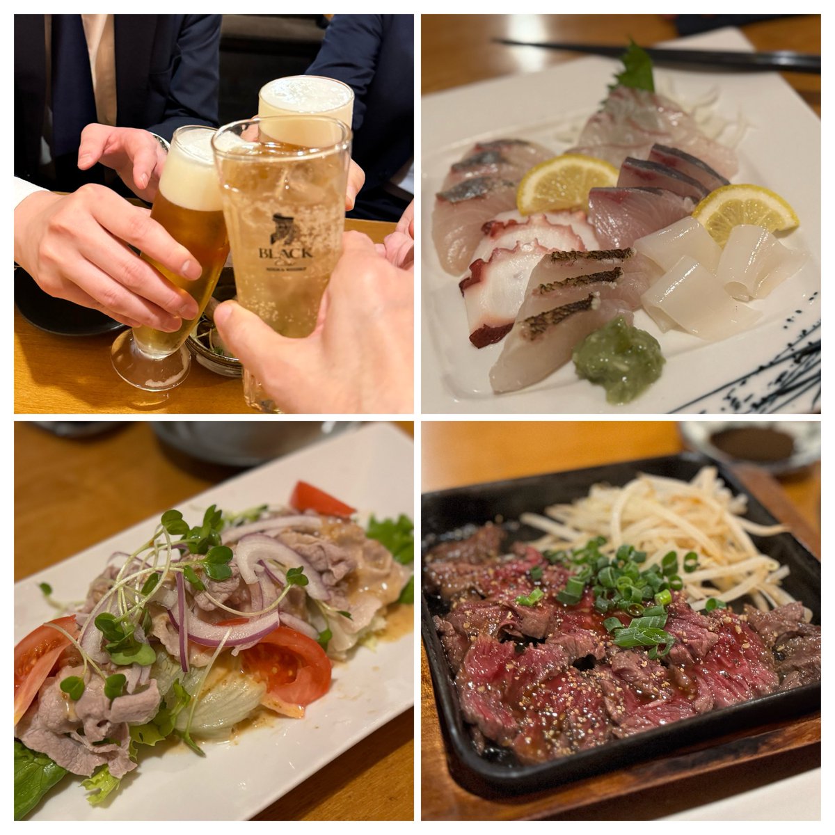 stats7777777's tweet image. 博多初日は男3人で乾杯🍻

美味しい料理と楽しい時間でした✨✨✨

さて今日からしっかり参戦📝

#JCR 
#JCR2026