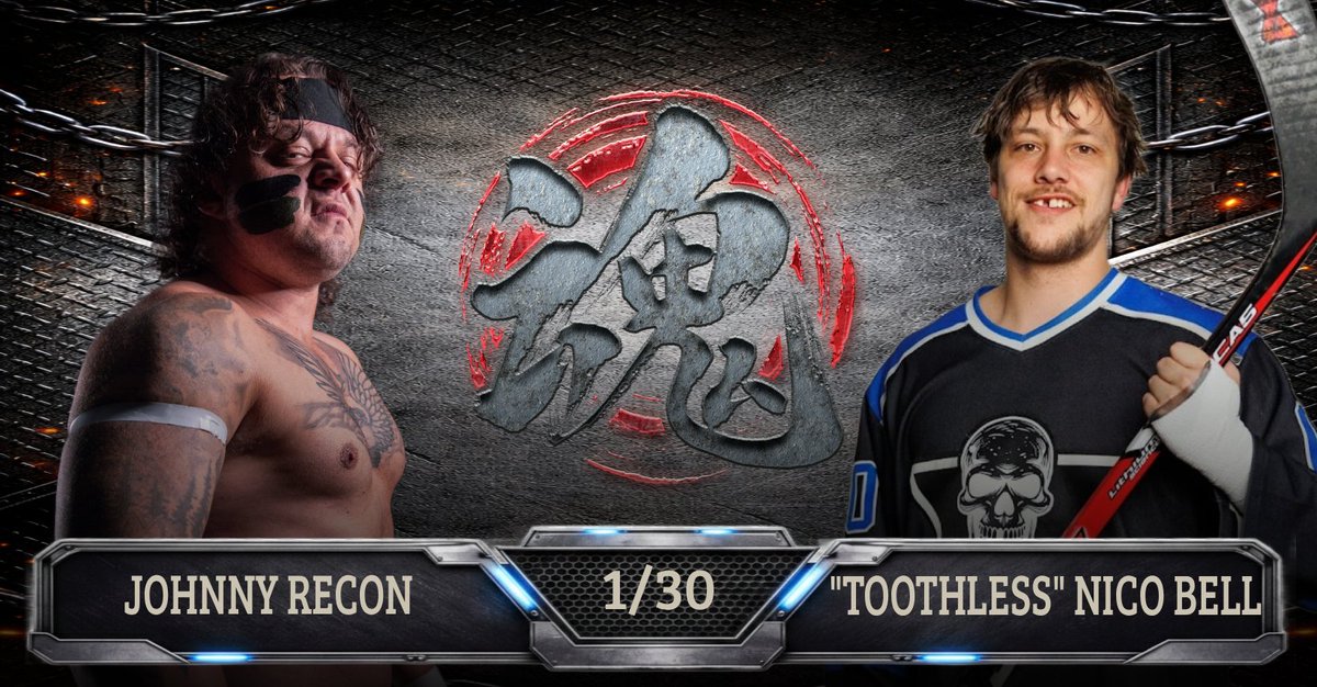 First time ever at #njpwTAMASHII Mayhem

Johnny Recon and “Toothless” Nico Bell meet in singles action for the first time.

🗓️ Saturday, 16 May
📍 Māngere Arts Centre – Ngā Tohu o Uenuku
🕡 6:30pm | 🔔 7pm
🎟️  eventfinda.co.nz/2026/njpw-tama…

#njpw #NJMayhem #Oceania #Auckland