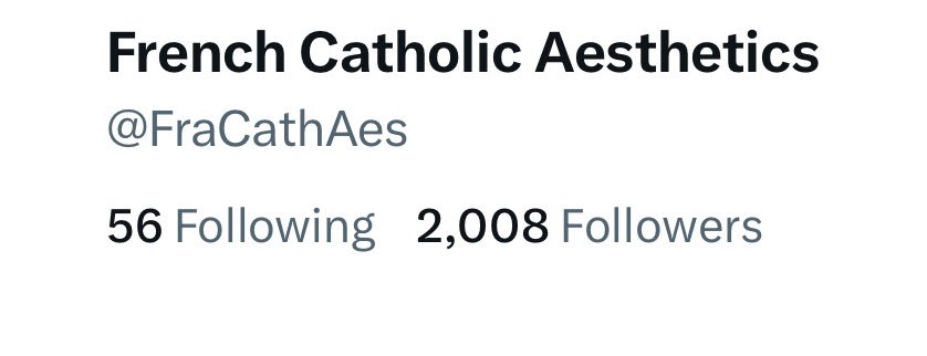 French Catholic Aesthetics tweet media