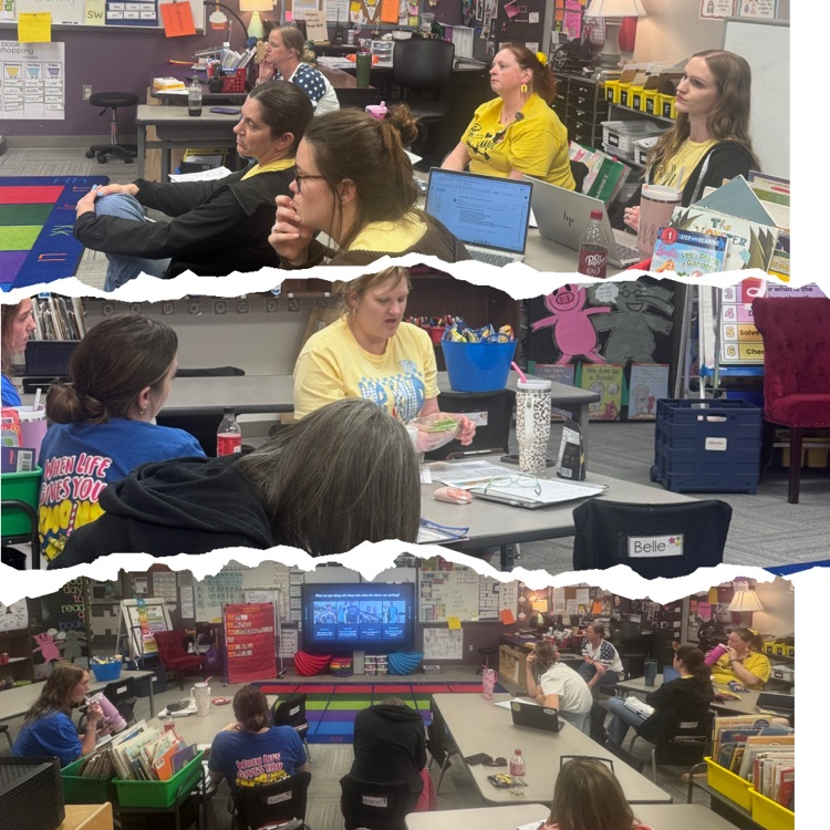 windsongelem's tweet photo. Powerful collaboration at the Ranch today! Our Kinder &amp; 1st grade teams came together to share ideas &amp; strengthen small group instruction. When we align, reflect and learn from one another, we create the best possible outcomes for our students! 💜 https://t.co/XwGtpsMYeL