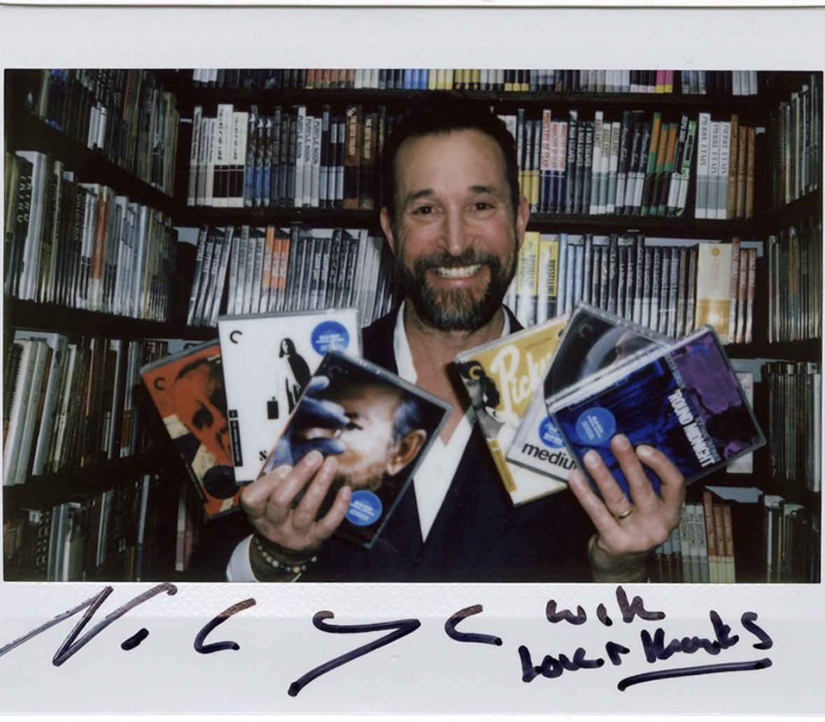 hosseinisgeckos's tweet photo. WE GOT NOAH WYLE IN THE CRITERION CLOSET!!!!! @Criterion https://t.co/jUzAVuspiD
