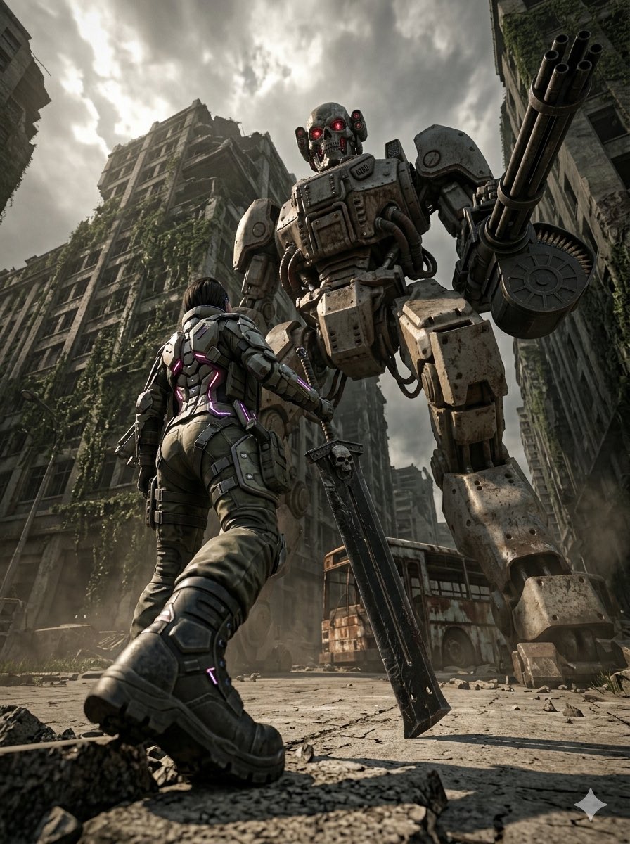 AI_nosnest's tweet image. ↑
動画じゃなくて画像でした

ボツ供養
Posting my unused works

#AIart #GenerativeAI #ScifiArt #Cyberpunk #PostApocalyptic #Mecha #GiantRobot #FemaleWarrior #DystopianFuture
#生成AIで巣