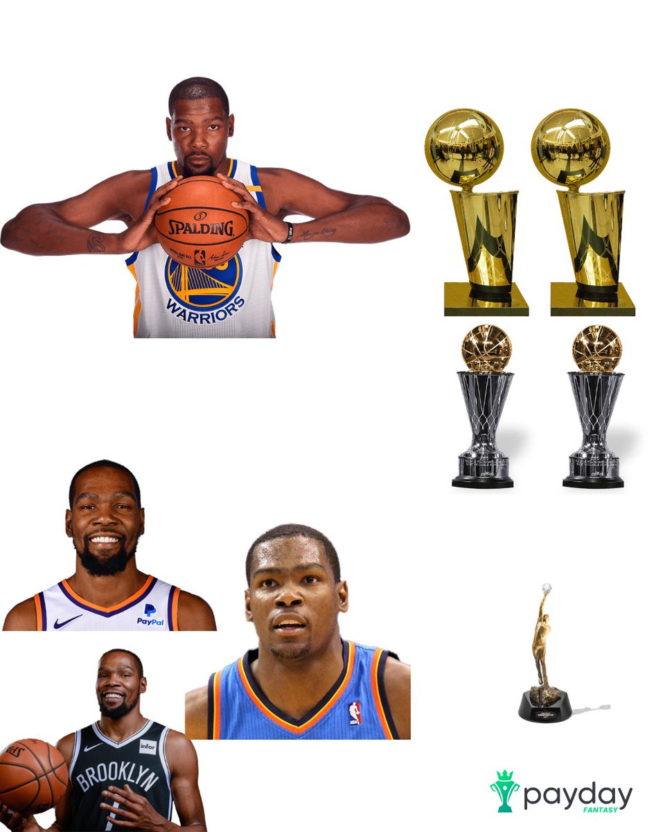 Kevin Durant's career WITH the Warriors vs WITHOUT the Warriors

What do you notice 🤔