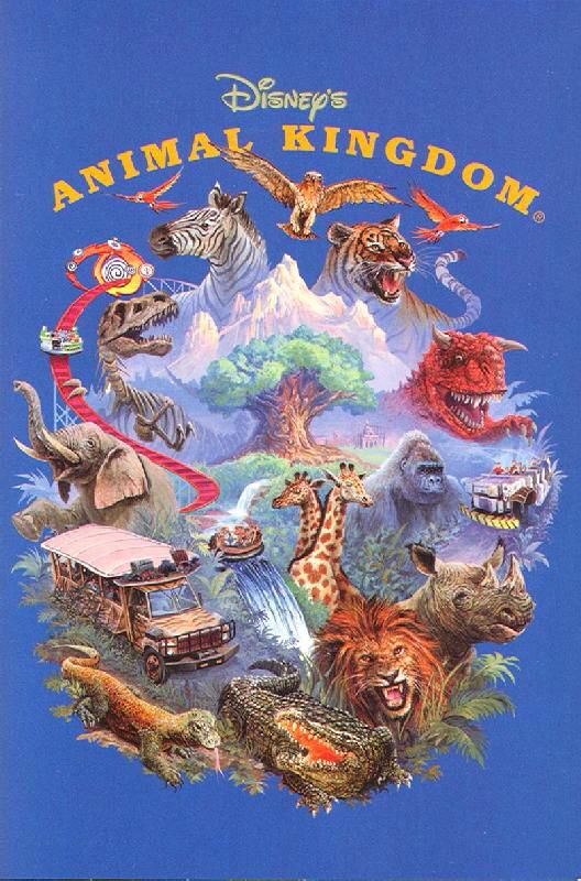 Disney’s Animal Kingdom opening-era posters, 1998