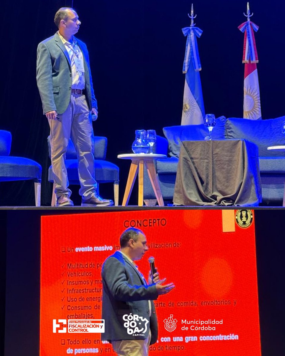 FiscyControlCBA's tweet photo. Participamos de la IX Jornada Provincial de Higiene y Seguridad para seguir profesionalizando el control en la ciudad.
Gracias a @cophisec y Direccion de bomberos de Córdoba por la invitación y el trabajo conjunto en prevención y gestión de riesgos en eventos.
#EMFyC #MuniCba https://t.co/LMYRs8dAlE