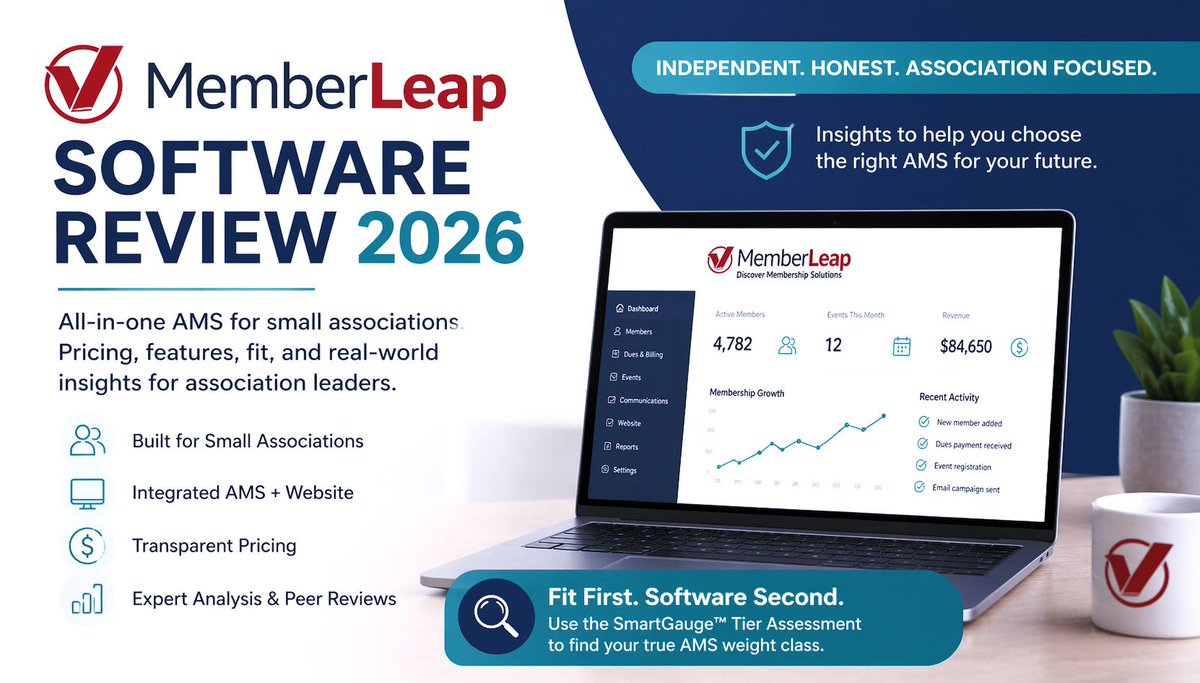 We updated our MemberLeap Review for 2026: Small Assn Pricing [Full Review] If you are seeking a new software tool for your association, this is a must see smartthoughts.net/post/ams-softw… #assnchat #AMSsoftware #NPTech