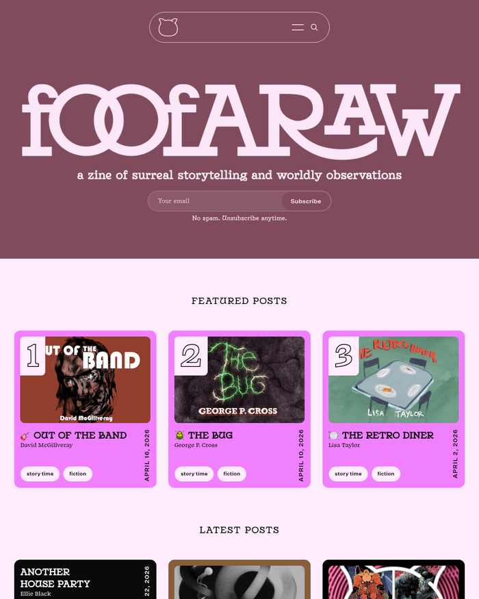 Duotrope's tweet image. foofaraw zine (Fiction Poetry Nonfiction Art; General, Fantasy, SF; pays) opened to submissions duotrope.com/magazine/foofa… #amwriting