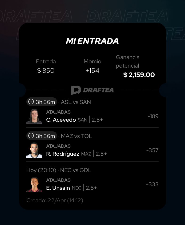 AAAPickz's tweet photo. Otro pick para hoy muchachos 🔥 https://t.co/mwDc04DKmd