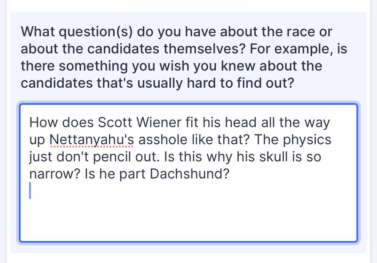 Romalyn_Art's tweet photo. Burning questions beget scorcher answers. @Scott_Wiener https://t.co/n0sTYPl5Db