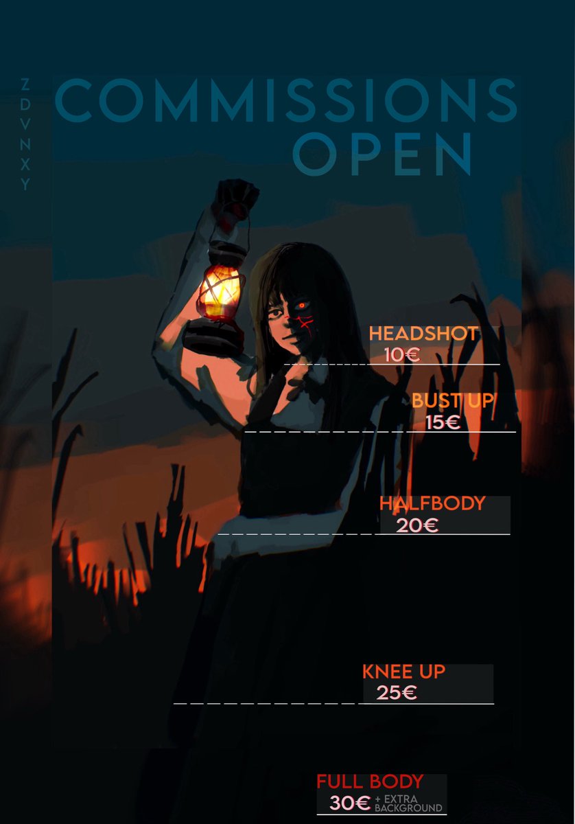 zdvnxy's tweet image. ✦ COMMISSIONS OPEN ✦

• headshot, half-body, full-body, …
• sketches or full pieces 
• rendered pieces portfolio in replies 
• DM for more info! 

likes and rts appreciated🫶

// #commisionopen #artcommissions #artistsontwitter #arttwt //