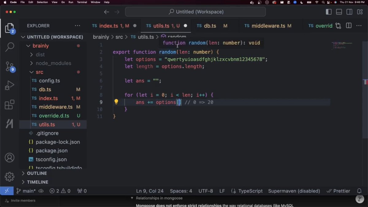 pranjall21's tweet image. Weekly Update 🚀

• Learning with @kirat_tw 
• Completed TypeScript ✅
• Explored Brainly end-to-end

Trying to stay consistent and build strong fundamentals step by step.
#typescript #webdev #learninginpublic #buildinpublic