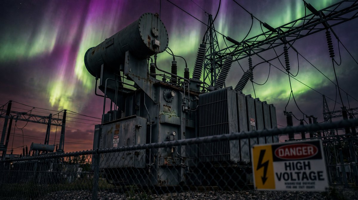 A utility manager drove out to a remote substation in the middle of the night in May 2024, not to fix anything, but to photograph the aurora overhead.

Why? Because the Gannon geomagnetic storm was pushing GIC  (ground induced currents) into the grid, and the SolidGround neutral