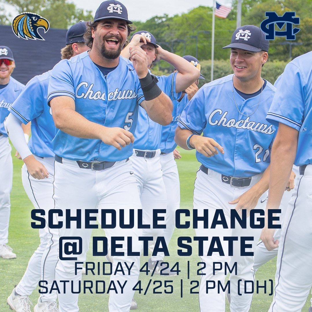 GoChoctaws_BB's tweet photo. Schedule update for this weekend🚨 https://t.co/E3FVjfR7Yx