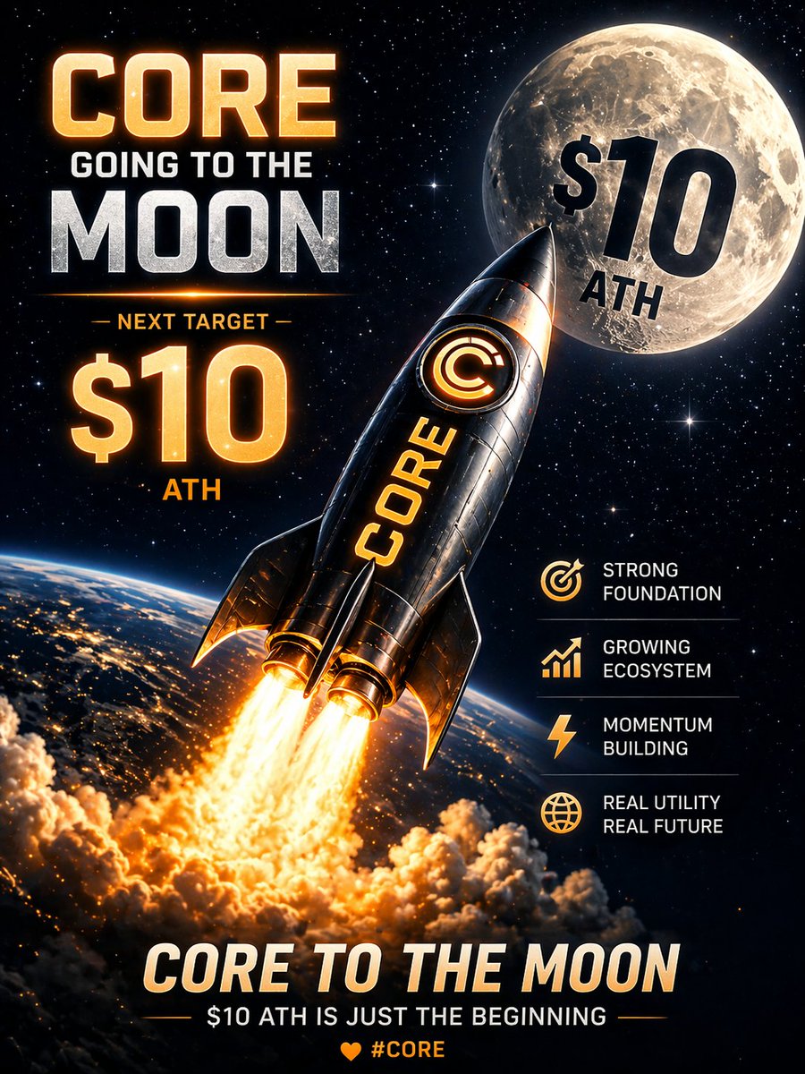 CoreGirlUpdates's tweet image. $CORE isn’t just moving… it’s preparing for liftoff 🚀

Quiet accumulation.
Momentum building.
Narrative heating up.

When it breaks out,
don’t be surprised to see it heading straight to the moon 🌕⚡️

#CORE #Crypto #Bitcoin #BTCFi #Altcoins #Web3