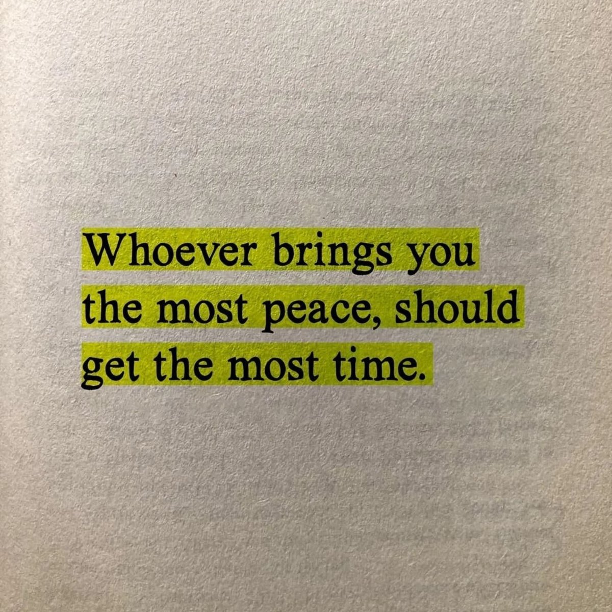 QuotesShare's tweet image. Whoever brings you the most peace should get the most time.

#Peace #ChooseWisely #ProtectYourEnergy #MindfulLiving #PrioritizePeace #HealthyRelationships #InnerCalm #Quotes #ShareInspireQuotes