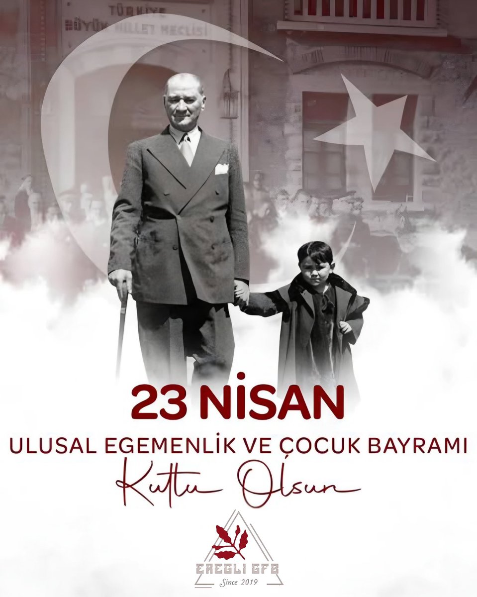 GfbEregli's tweet photo. 23 Nisan Ulusal Egemenlik ve Çocuk Bayramımız kutlu olsun!🇹🇷

#eregligfb https://t.co/9PizsO5KVB