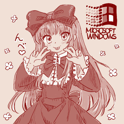 そしてけさのおめざおてがきはへにゃピース大婆様です
#女の子のピースを見せ合うタグ
#OS娘 