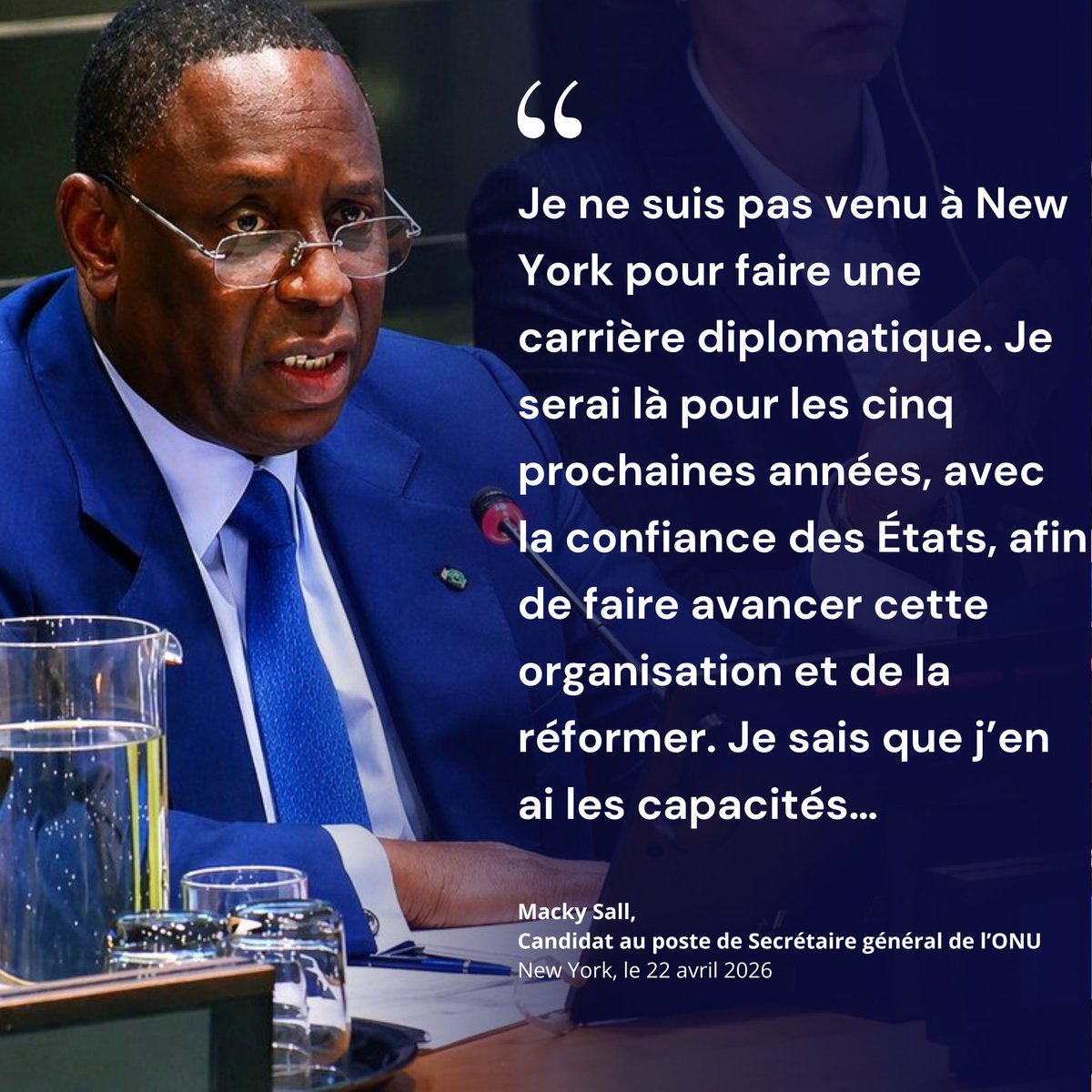 Macky Sall pour l’ONU (@mackysallonu) / Posts / X