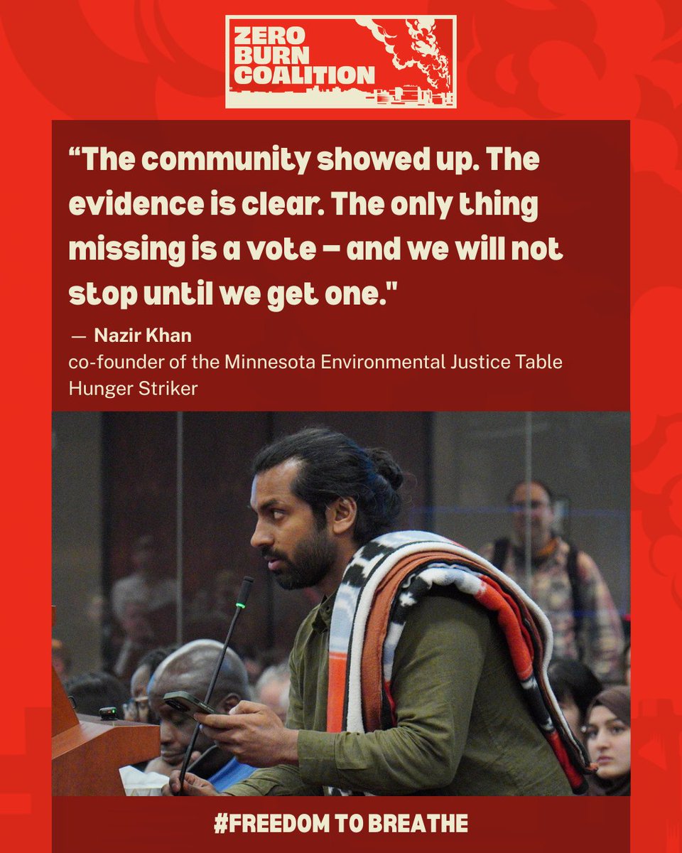 zeroburnmn's tweet photo. RELEASE: Zero Burn Coalition Launches Campaign to Hold County Commissioners Accountable to Closing HERC, Building Momentum On Heels of "Freedom to Breathe" Hunger Strike | READ: https://t.co/NdkpXTdMYh 

#mnleg #FreedomToBreathe https://t.co/Dj7T3VCa7r