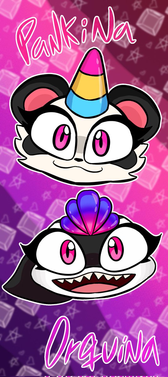 Dash24316's tweet image. Este es un fondo de pantalla de unos OCs que hice 🤭✨ (tal vez muestre más acerca de ellas) 
#Oc #fanart  #orca #panda 
#unicorn #mermaid