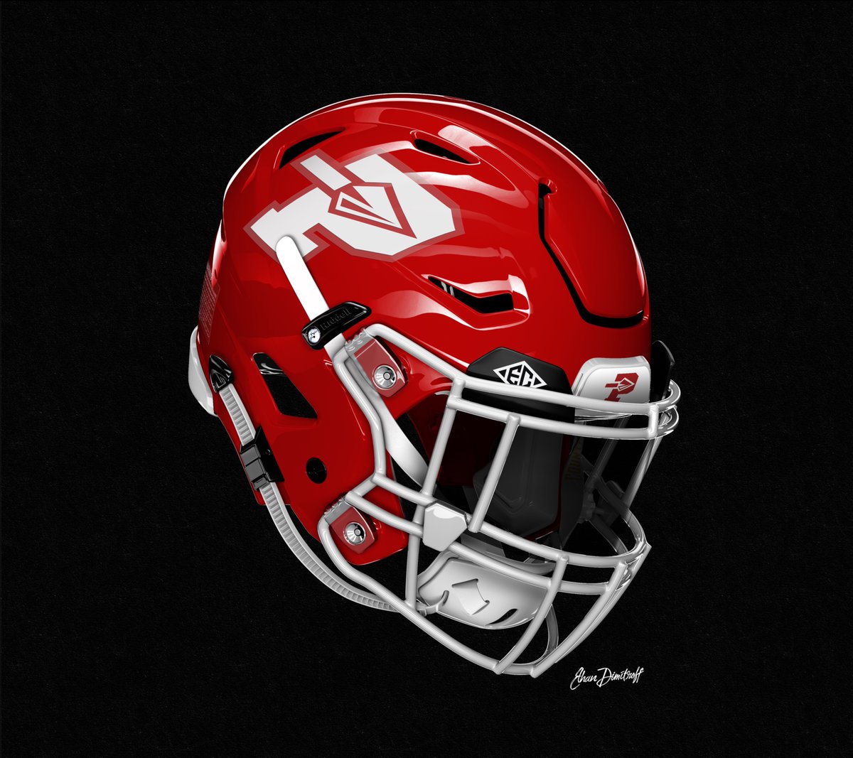 My latest logo concept: Parkersburg High School

<a href="/bigredsfb/">Parkersburg Big Reds</a> #sportslogos #uniformdesign