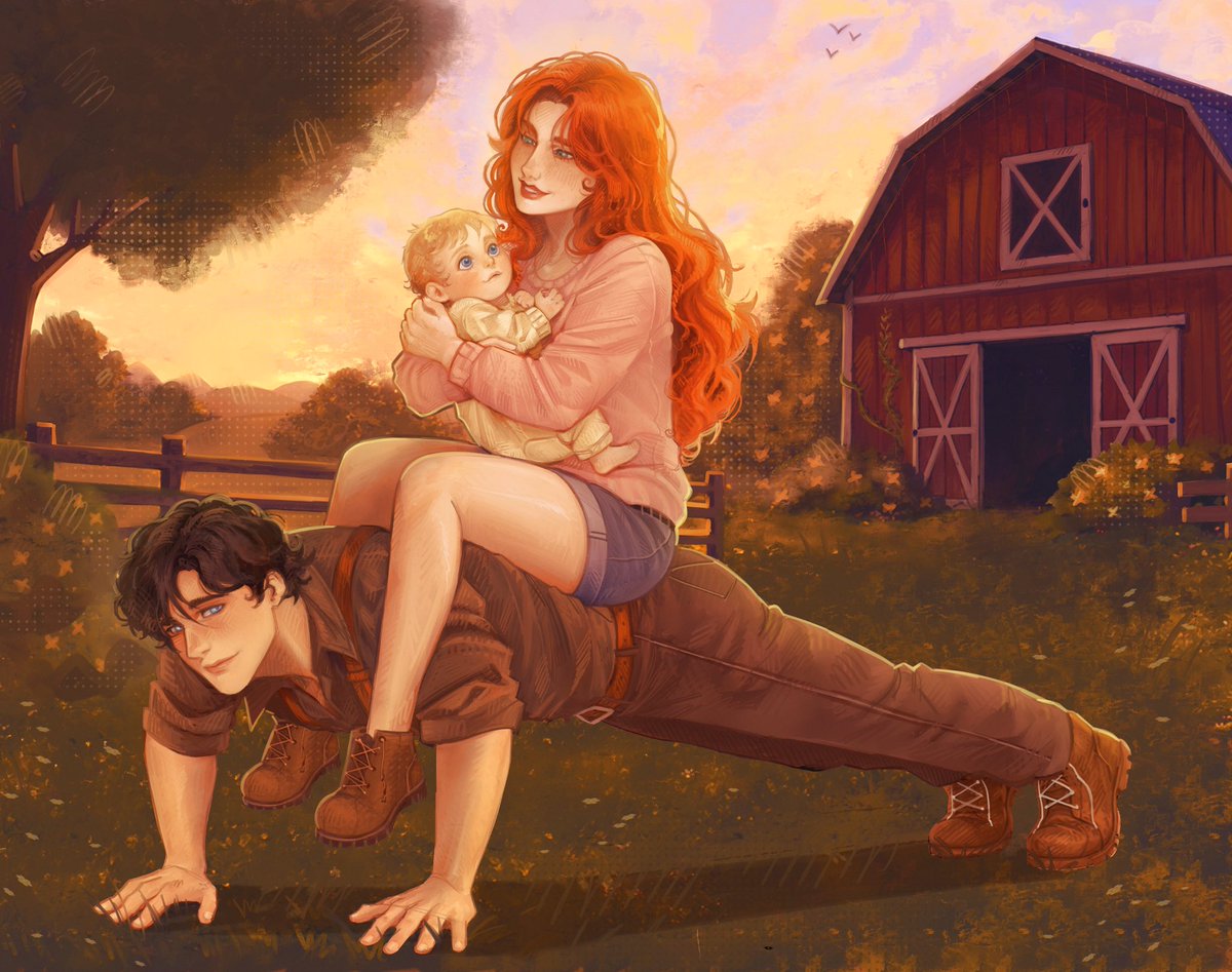 “That’s a baby, Patrick.” Katie pointed out.

“Yeah babe, I’m aware.” I replied.

Katiefeely babysitting at Feely’s farm ❤️