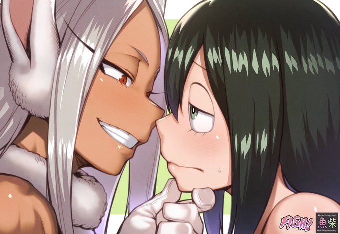 Tsuyu rush with FISH 1/23 Lineart by FISH #MHA #MyHeroAcademia