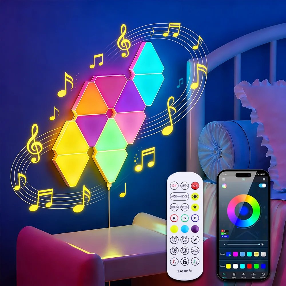 czyhmdecorshop's tweet image. 📷📷 Transform your walls with the Quantum LED Triangle Light! These modular panels create a bold, customizable glow perfect for bedrooms, gaming setups, or modern spaces. 📷 Design your lighting your way.
#LEDLighting #ModernDecor #GamingSetup #homeinspo
cozyhomedecorations.com/.../quantum-le…
