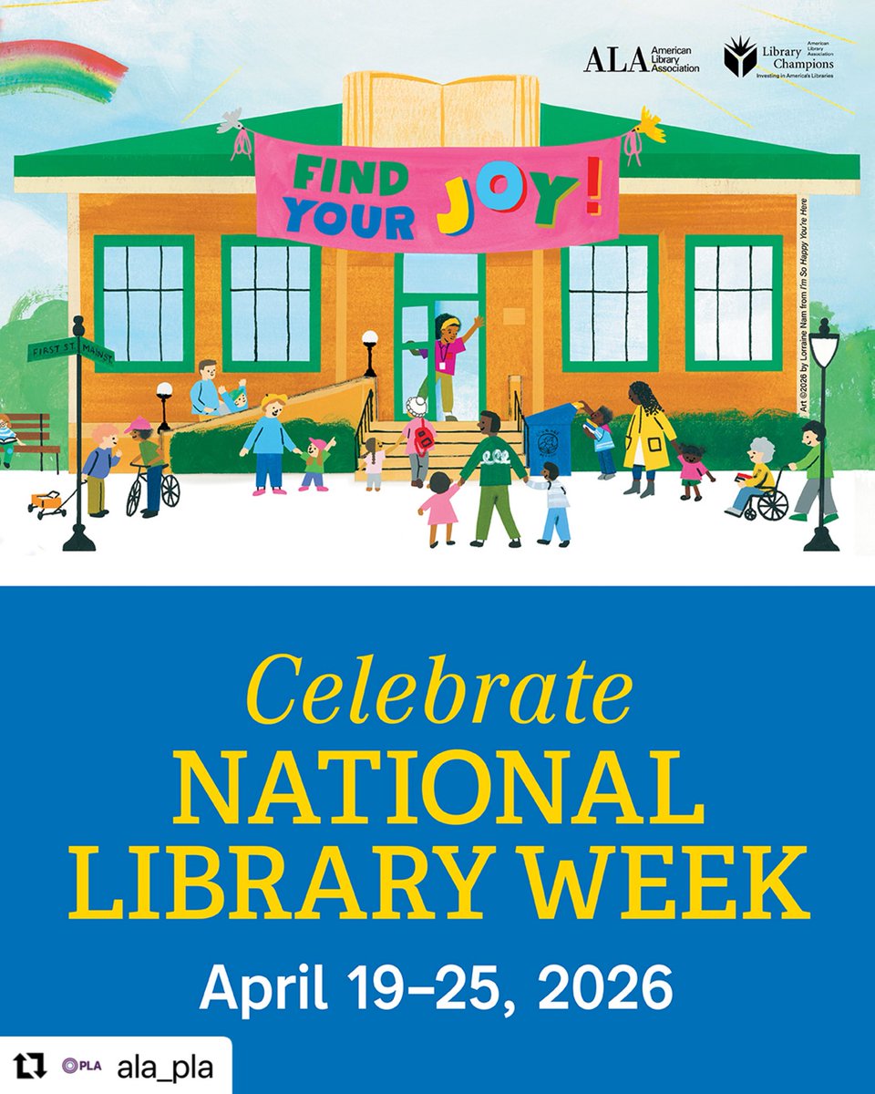 sharonmdraper's tweet photo. I was that little girl at the library every single Saturday. I still feel at home the moment I walk through those doors. Happy #nationallibraryweek to every library and librarian that ever made a kid feel like the whole world was available to them. 📚 https://t.co/dTG7NKntQB