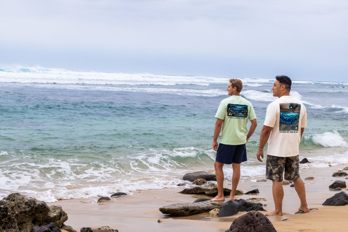 Crazy_Shirts's tweet photo. In Hawai‘i, everything is connected 🌊
Our reefs protect, sustain, and carry aloha forward. This collection reflects our shared kuleana to mālama the ocean.
$5 donated with one shirt, $15 with 2+ to support @wylandfoundation + Coral Reef Alliance.

#crazyshirts #wylandfoundation https://t.co/Aig2CNNCJ1