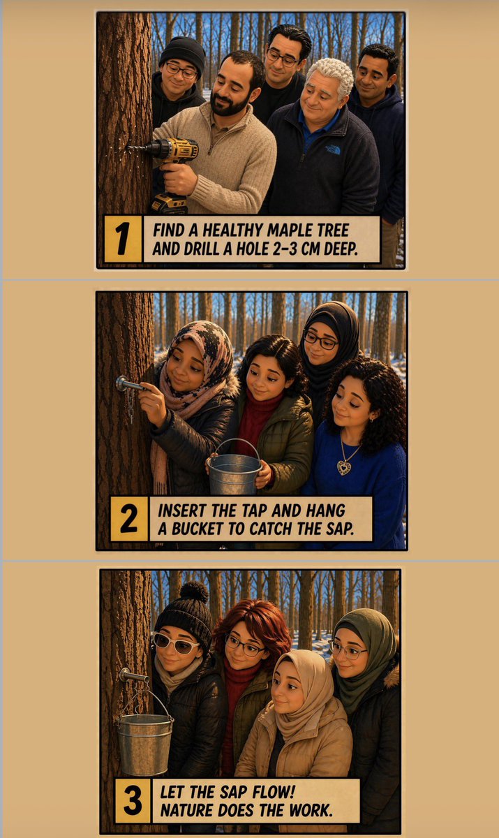 AdCedDpcdsb's tweet photo. Wondering how to make maple syrup? This brief presentation prepared by one St.Kateri ESL learner after visiting Kortright sugarbush shows you how… https://t.co/fgPxdpCN46