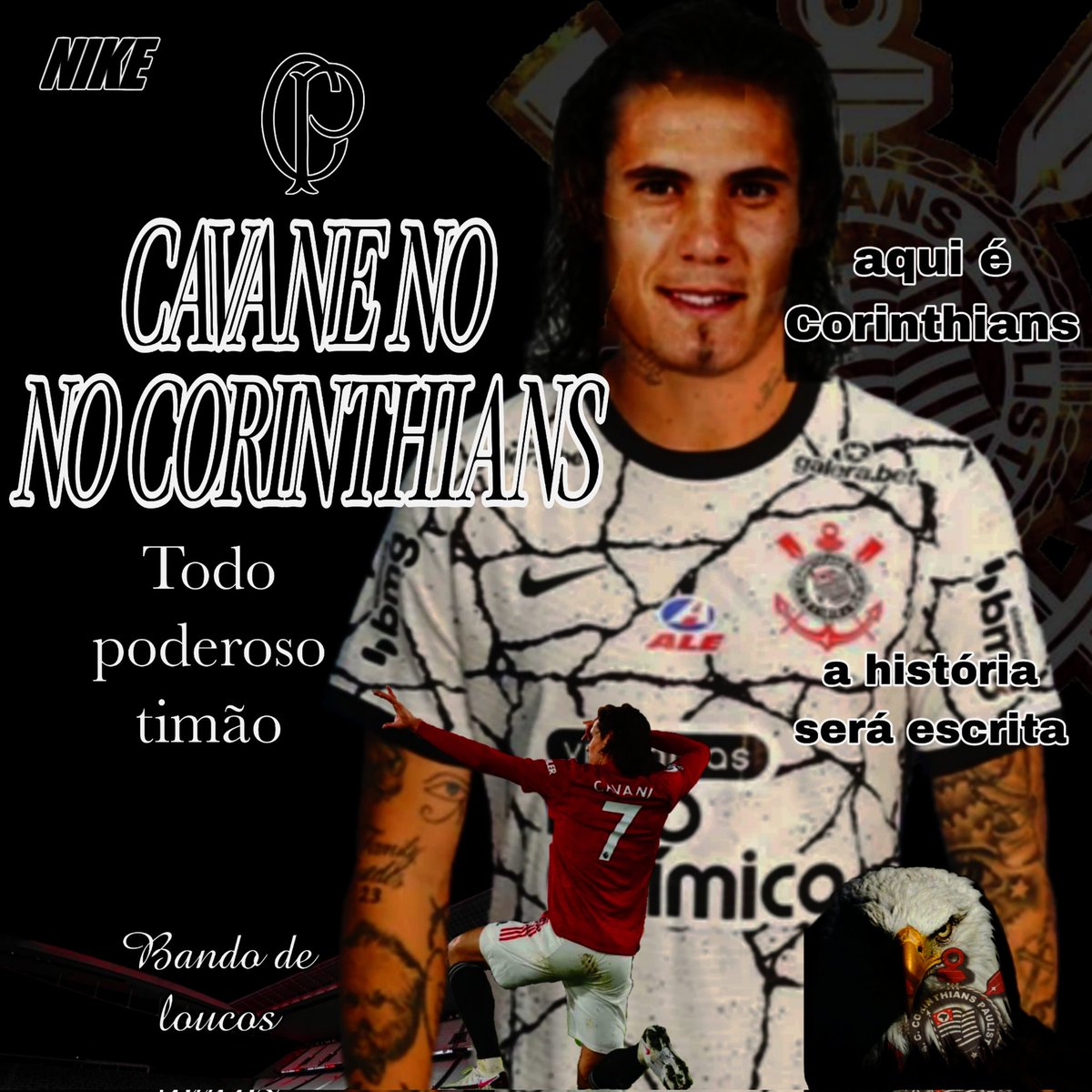 Eu já vi exatamente essa imagem 500 vezes hoje só trocando o jogador e o texto