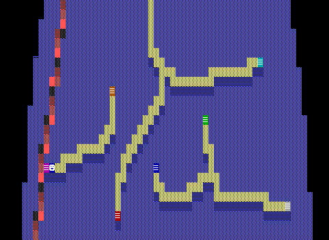 worldsofzzt's tweet photo. https://t.co/JjMHPKsuH9
“The Three Trials (1993-02-03)” by Alexis Janson (1993)
[3TRIALS.ZZT] - “Outer Volcano 1” 
https://t.co/8dC6hIZSmi https://t.co/rQnwsGJDrF
